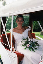 Bride in buggy